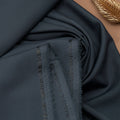 Premium Wash & Wear – Deep Charcoal Blue Unstitched Fabric (Winter Collection)