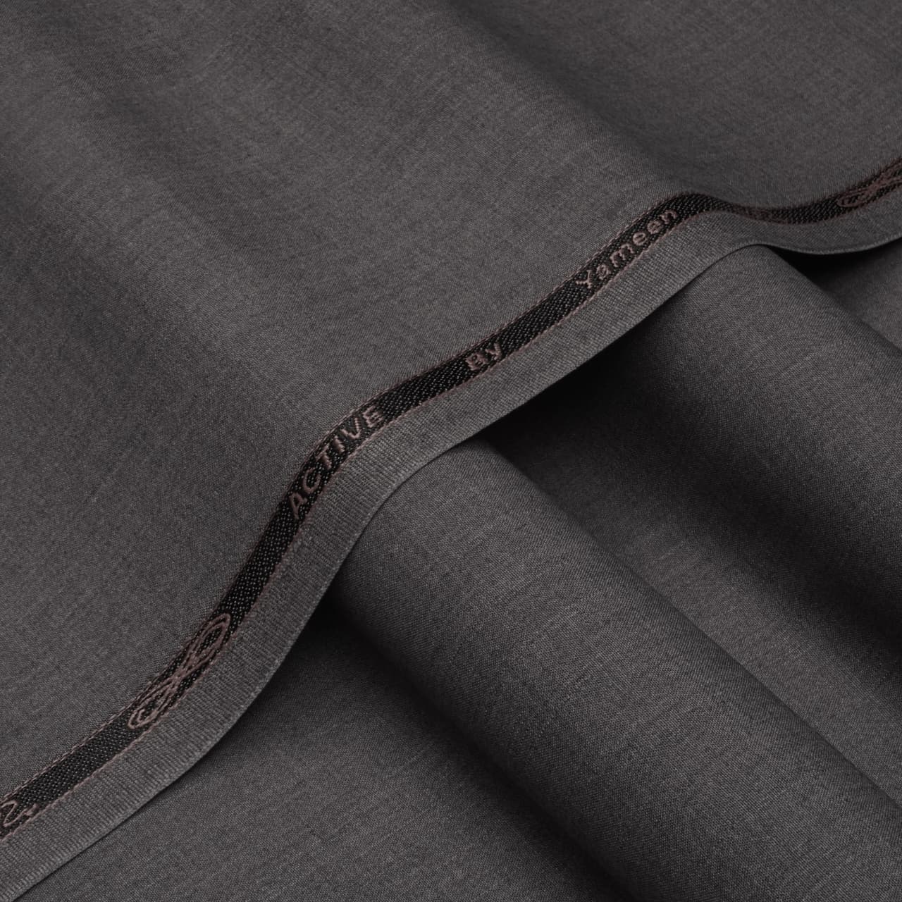 Premium Wash & Wear – Charcoal Grey Unstitched Fabric