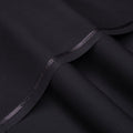 Premium Wash & Wear – Deep Charcoal Black Unstitched Fabric