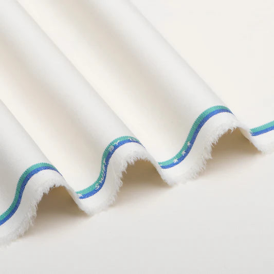 Premium Cream Wash & Wear – Soft Finish Men’s Unstitched Fabric (Summer/Semi-Formal Edition)